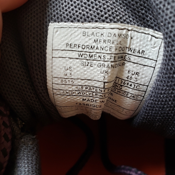 Damson Merrell Hiking Shoe - Picture 2 of 3